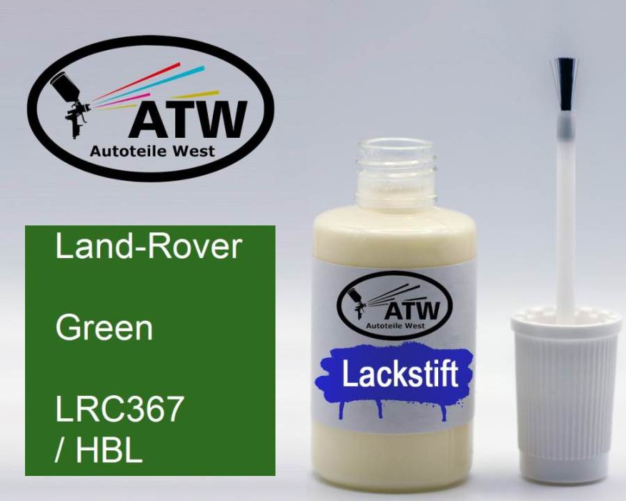 Land-Rover, Green, LRC367 / HBL: 20ml Lackstift, von ATW Autoteile West.